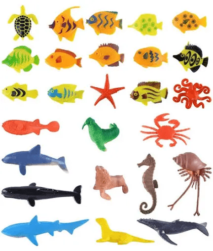 Power Joy Animal Worldz Sea World 2inches 10pieces - Marah Kids