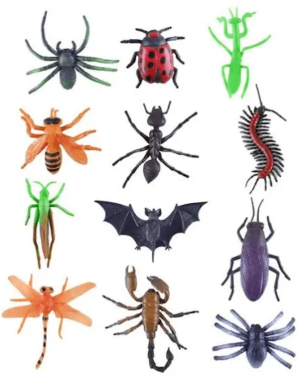 Power Joy Animal Worldz Insects 4inches 6pieces - Marah Kids