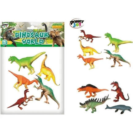 Power Joy Animal Worldz Dinosaur 6inches 4pieces - Marah Kids
