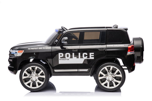 Toyota Electric Ride - on Police Car w/Remote Control - Black 12V - Marah Kids
