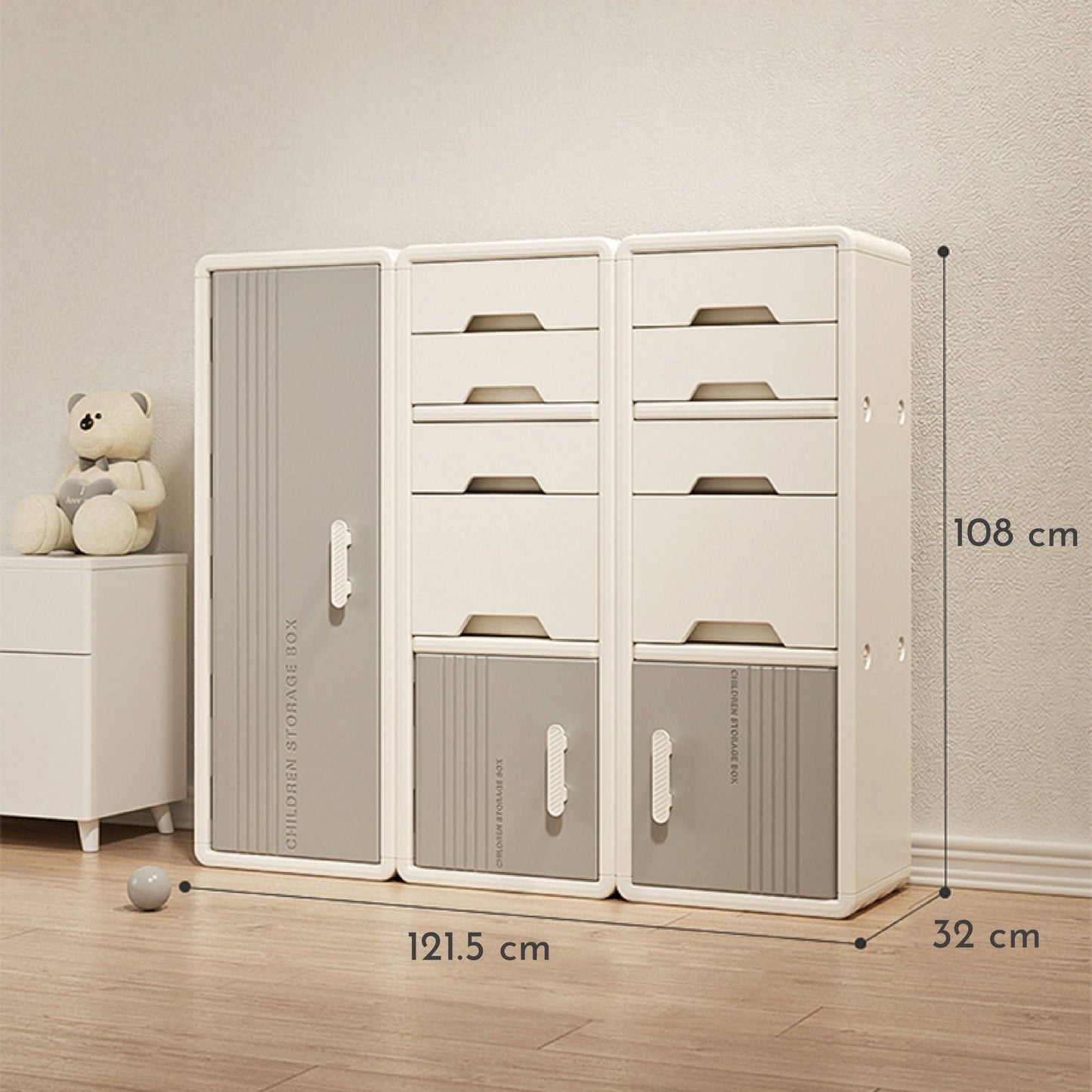 Storage Cupboard - Large - Marah Kids