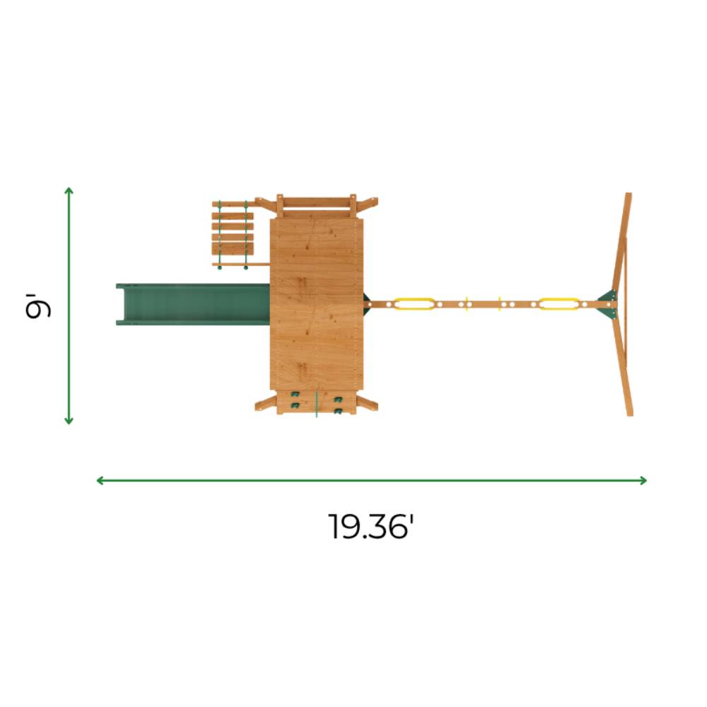 Kiddoro - Hilltop Heights Swing Set - image 19