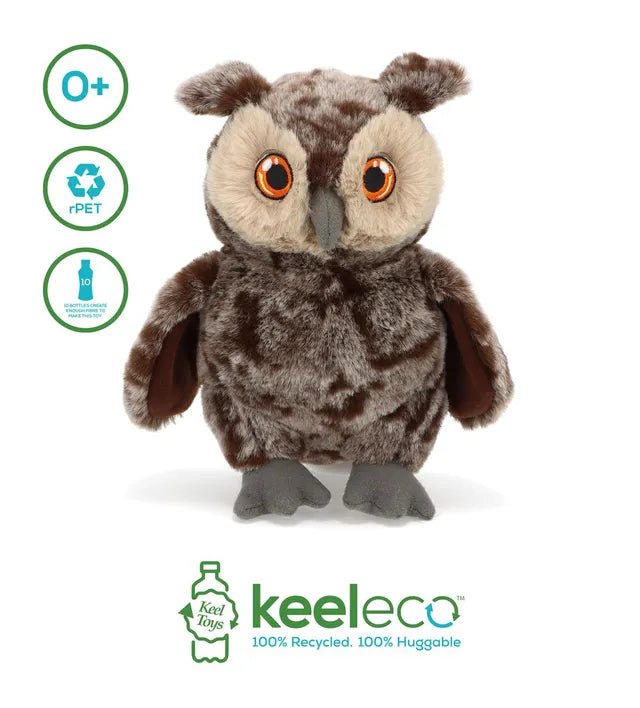 Keel Keeleco Owl 18Cm 3Asst - Marah Kids