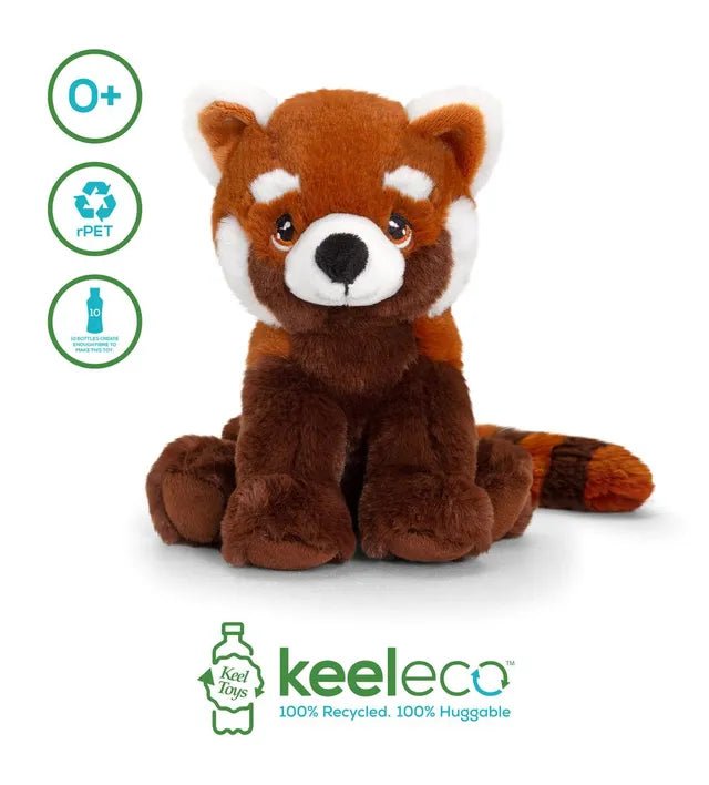 Keel Keeleco Panda Red 18Cm - Marah Kids