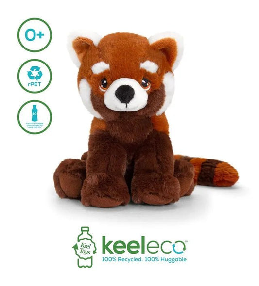 Keel Keeleco Panda Red 18Cm - Marah Kids