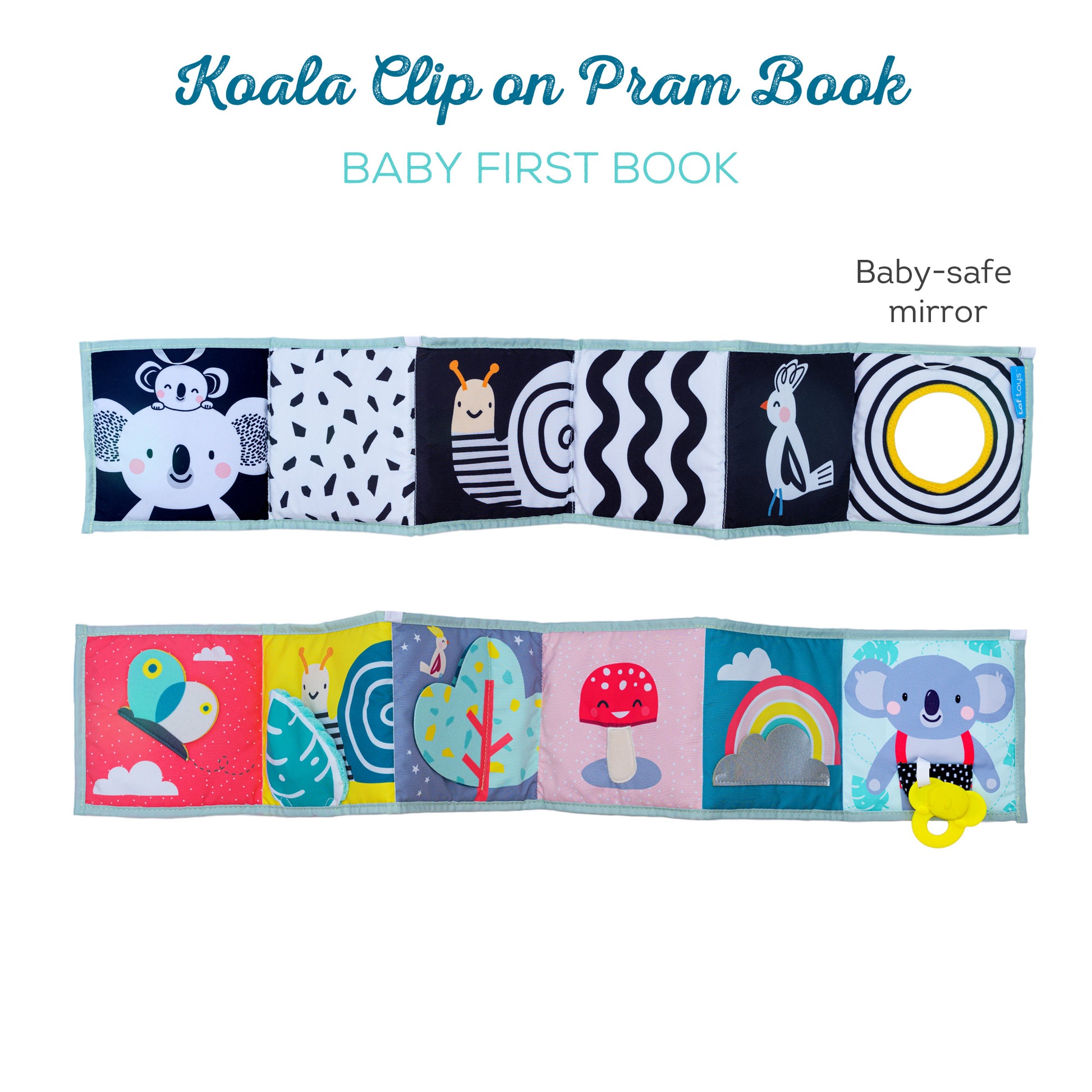Taf Toys Koala clip on pram book - Marah Kids