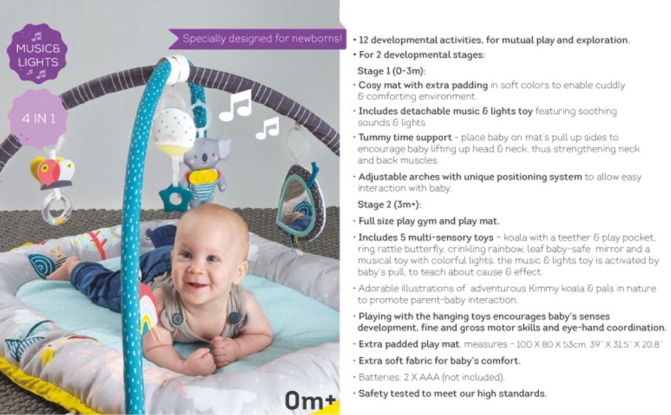 Taf Toys Koala musical newborn cosy gym - Marah Kids