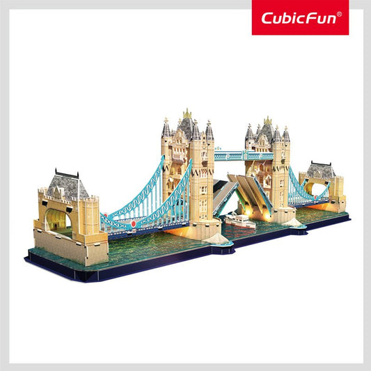 CUBIC FUN 3D PUZZLE LED TOWER BRIDGE 222PCS BO - Marah Kids