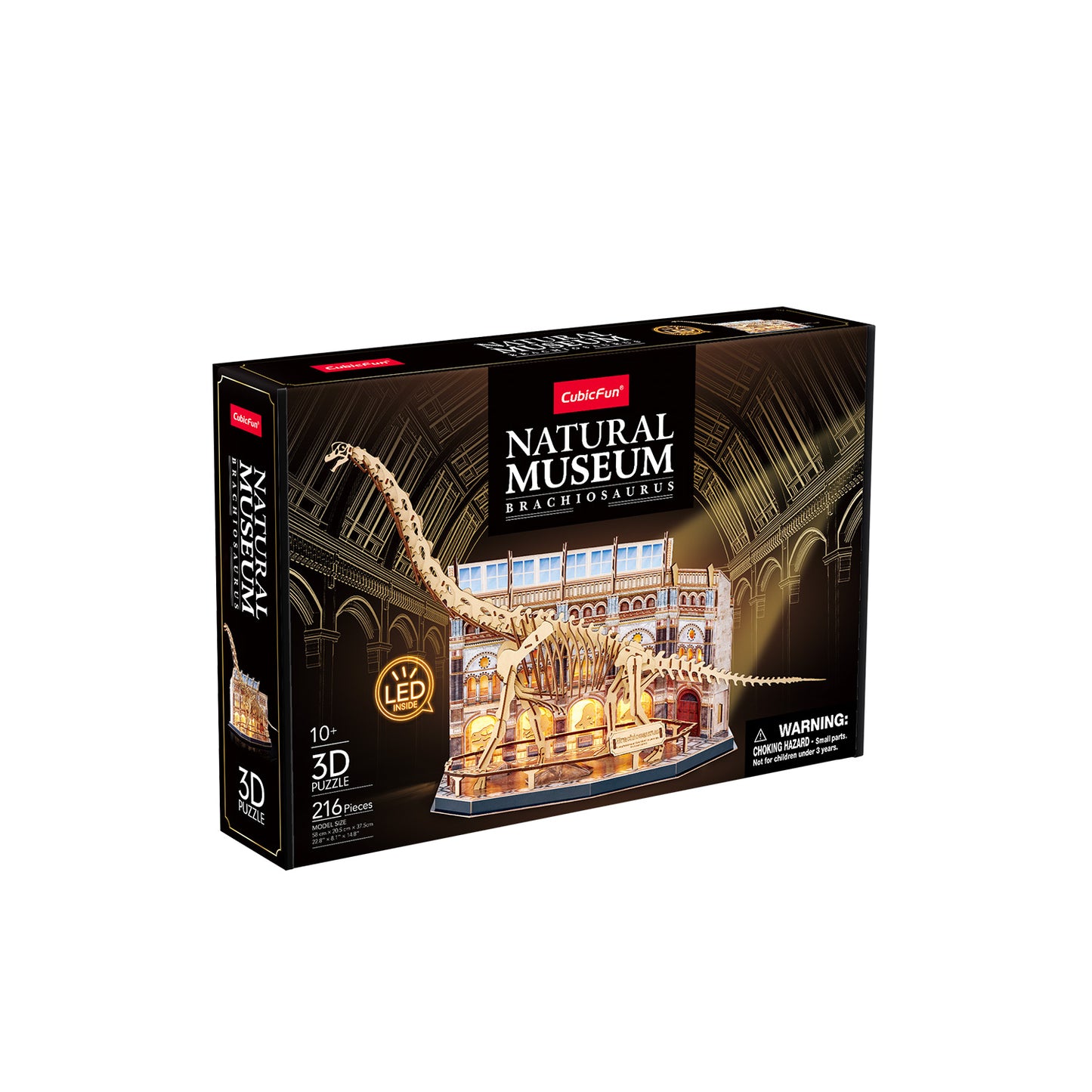CUBIC FUNun 3D Puzzle Brachiosaurus 216 - Pieces - Marah Kids