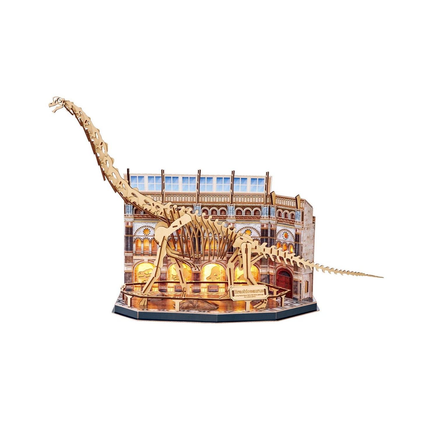 CUBIC FUNun 3D Puzzle Brachiosaurus 216 - Pieces - Marah Kids