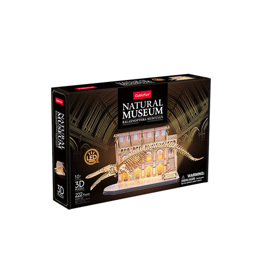 CUBIC FUNun 3D Puzzle Blue Whale (Balaenoptera Musculus) 222 - Pieces - Marah Kids