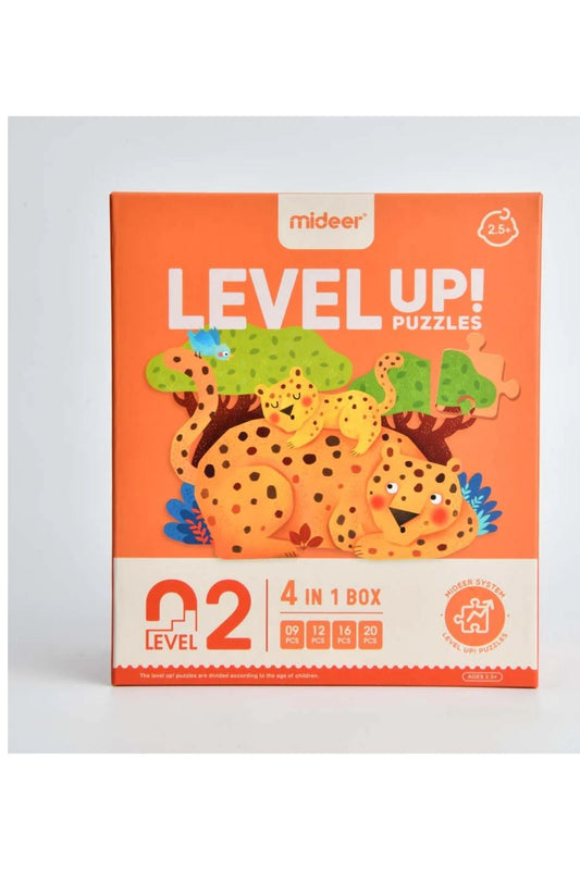 Level Up Puzzles - Animals (4 In 1) Level 2 - Marah Kids