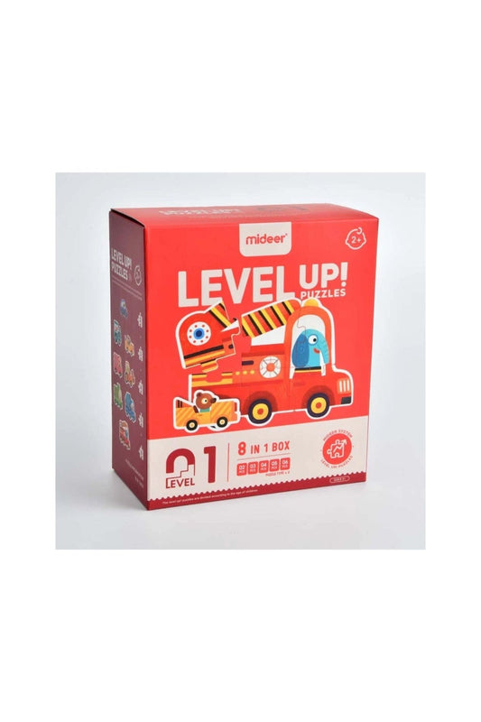 Level Up Puzzles - Traffic (8 In 1) Level 1 - Marah Kids