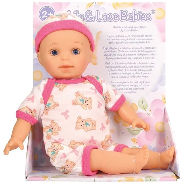 Lotus - 11.5" inch, Soft - bodied Baby Doll – Caucasian 1 - Marah Kids