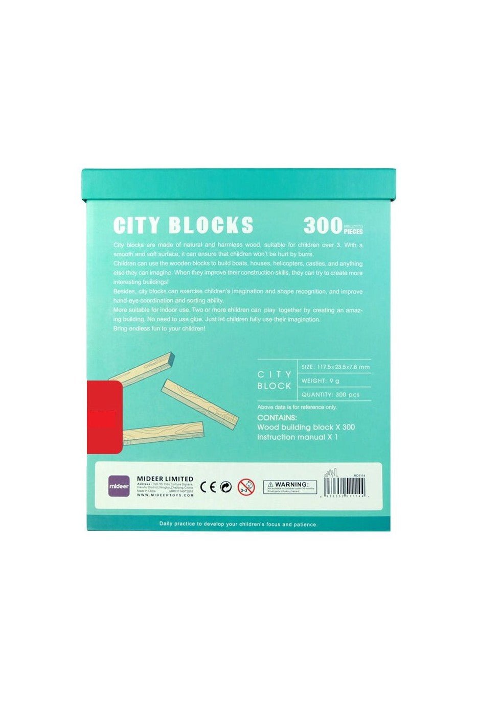 Wooden City Blocks - Marah Kids