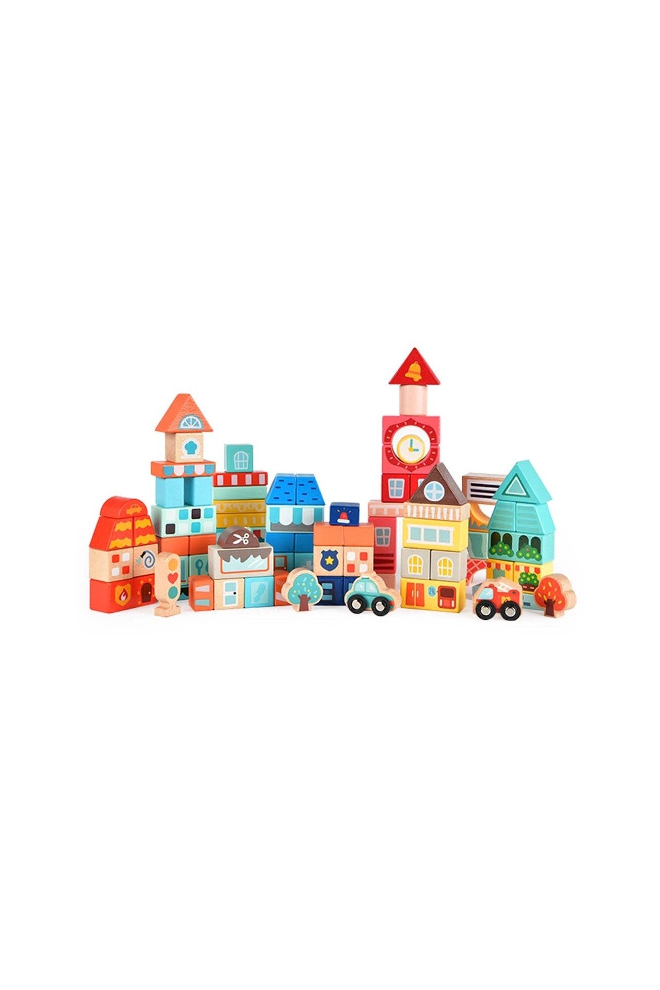 Little City Builder Blocks - 100 Pcs - Marah Kids