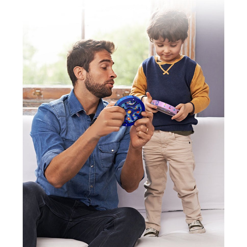 Double Sided Steel Ball Maze - Space Adventure - Marah Kids