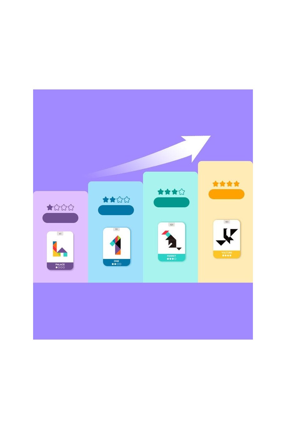 Colorful Tangram Game