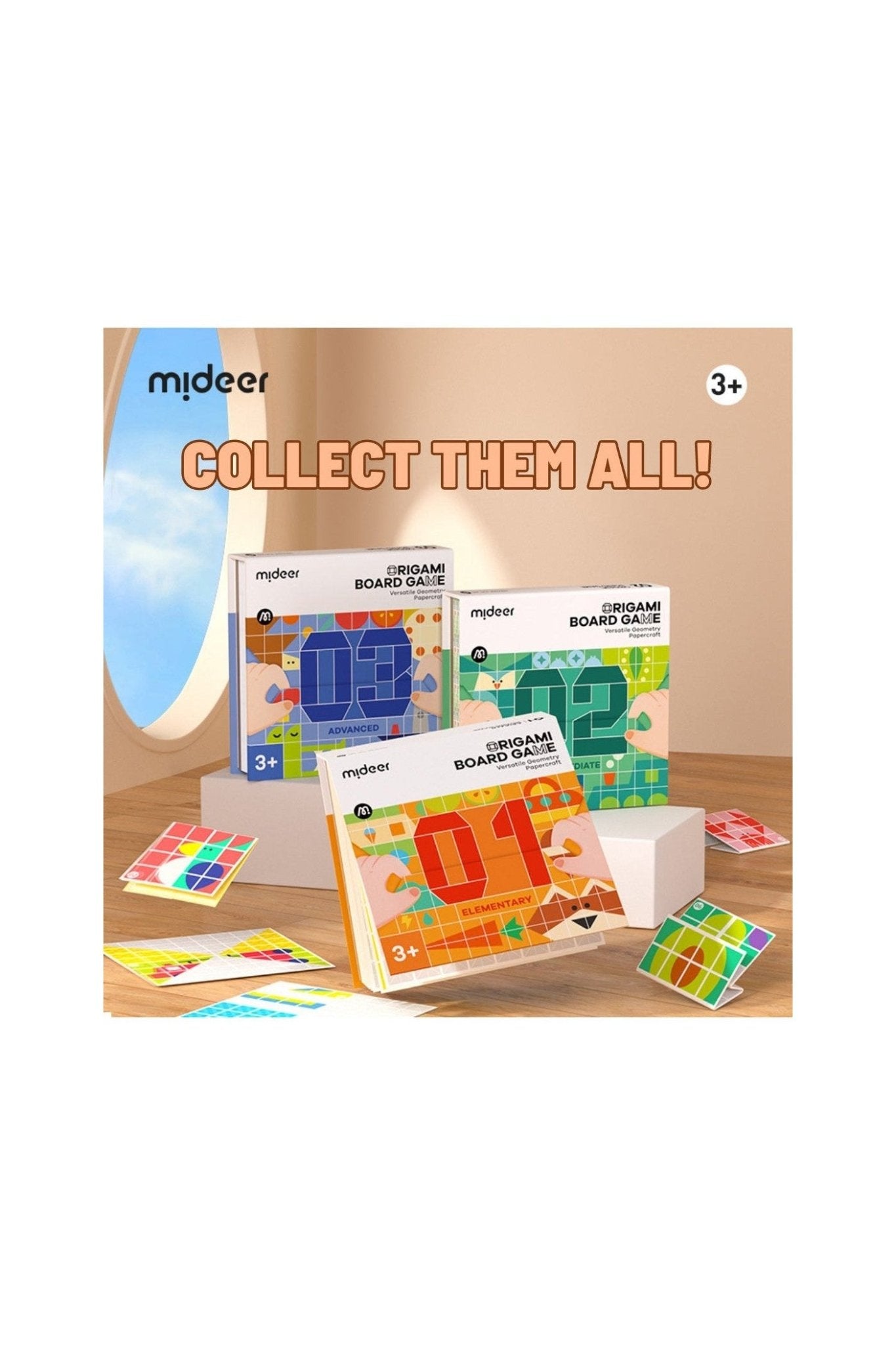 Origami Board Game - Level 1 - Marah Kids