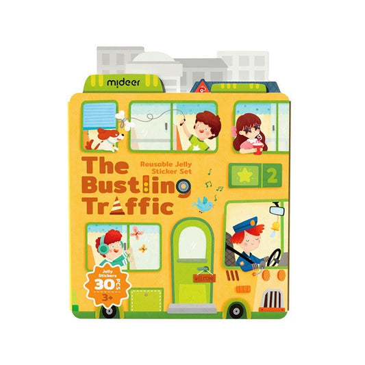 Reusable Stickers - Bustling Traffic - Marah Kids