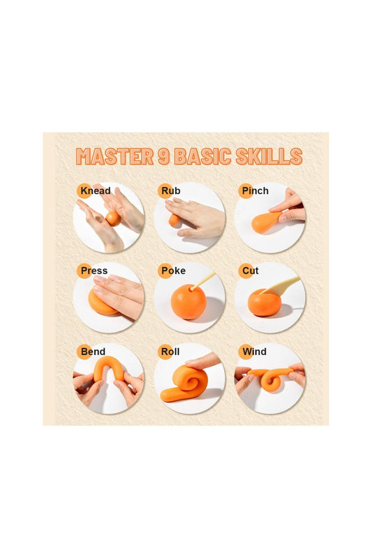 Rice Clay Bucket - 6 Colors - Marah Kids