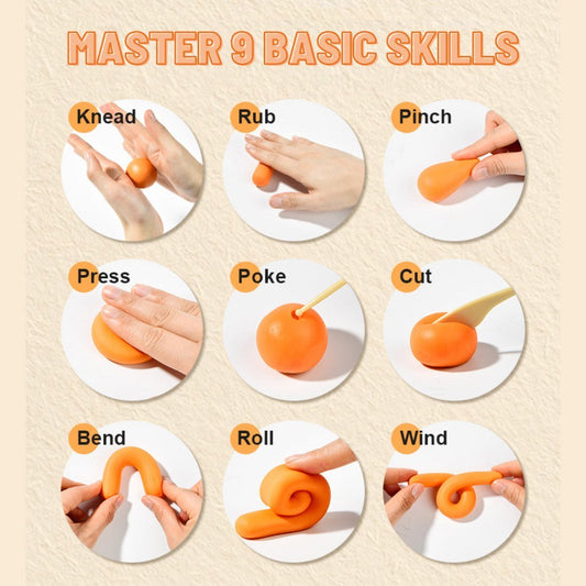 Rice Clay Bucket - 12 Colors - Marah Kids