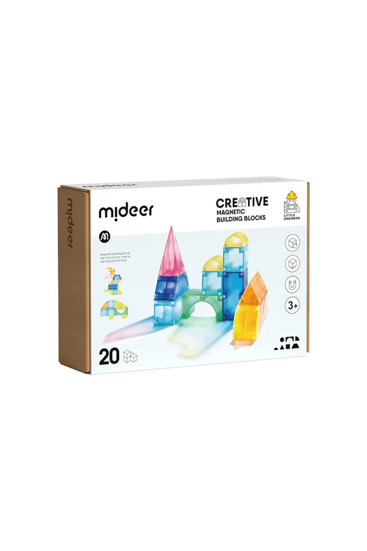 3D Magnetic Blocks - 20Pcs - Marah Kids