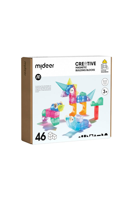 3D Magnetic Blocks - 46Pcs - Marah Kids