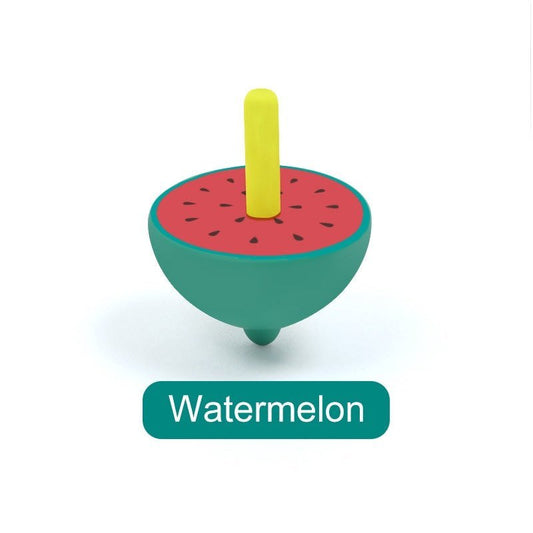 Wooden Spinning Top - Watermelon - Marah Kids
