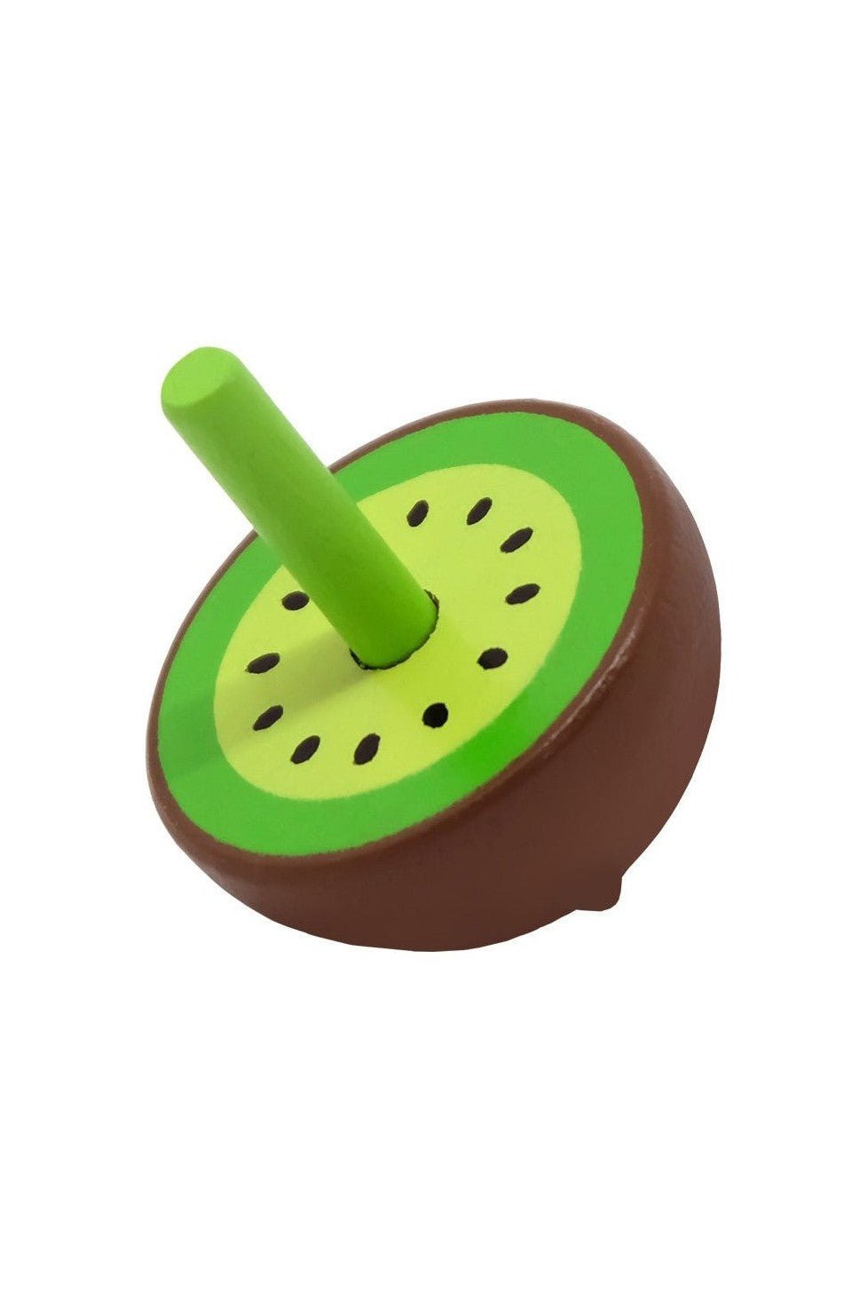 Wooden Spinning Top - Kiwi - Marah Kids