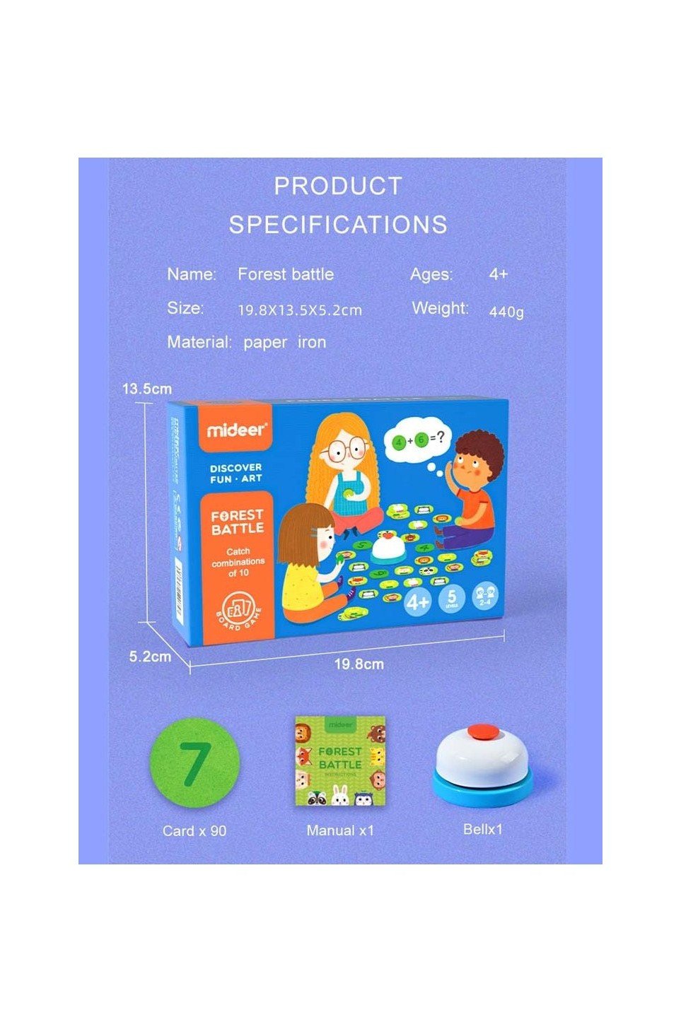 Forest Battle - Board Game - Marah Kids