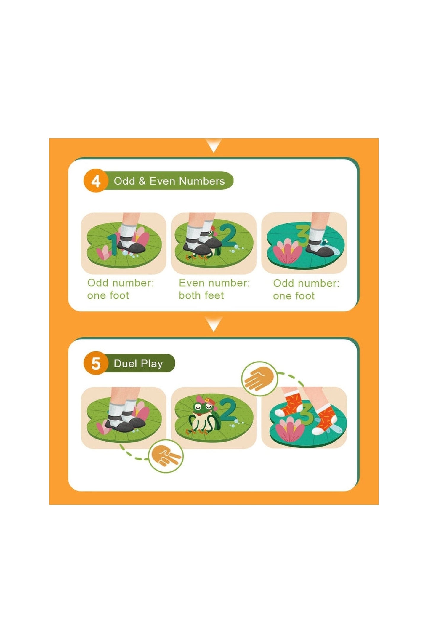 Hopscotch Sticker Set - Frog