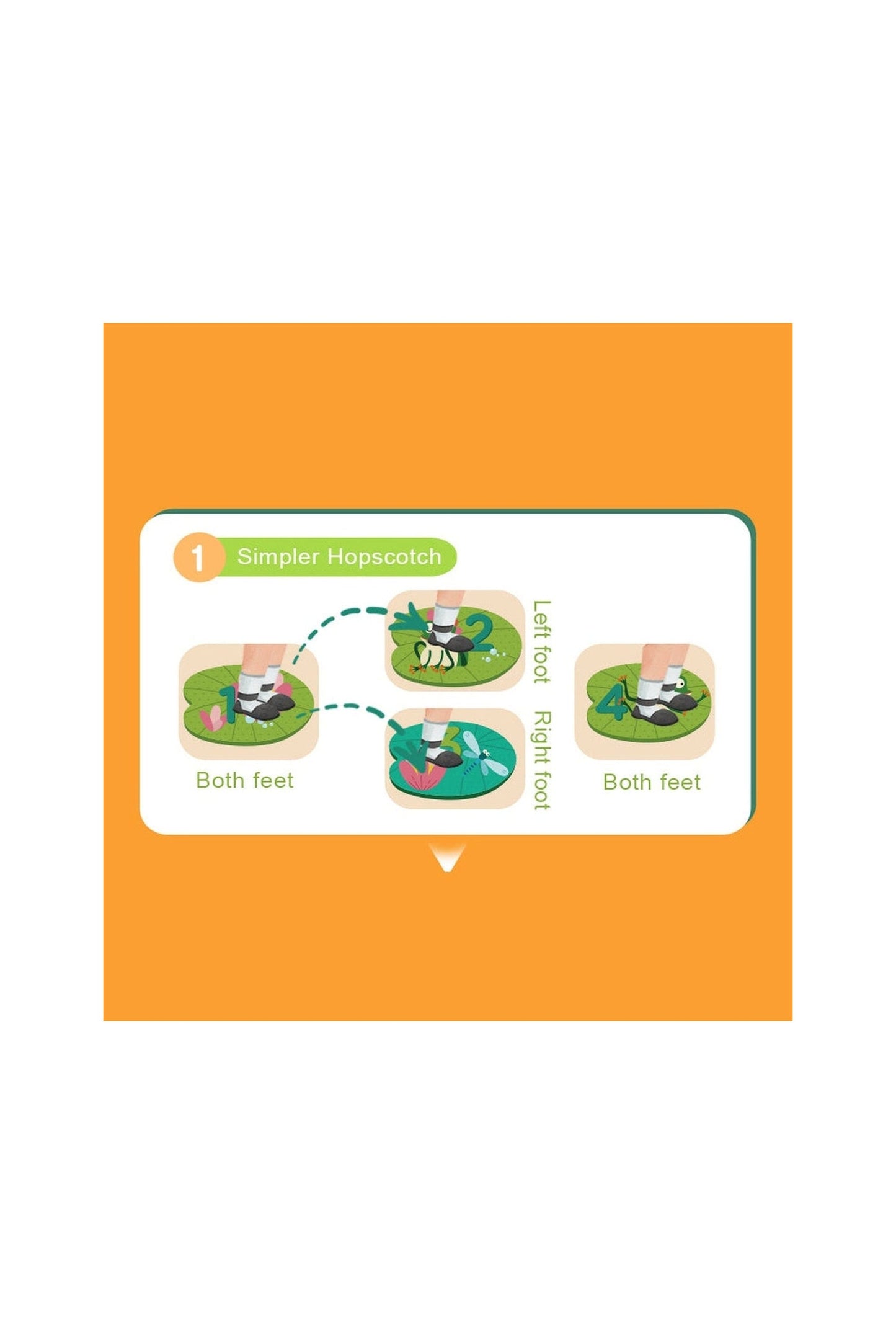 Hopscotch Sticker Set - Frog