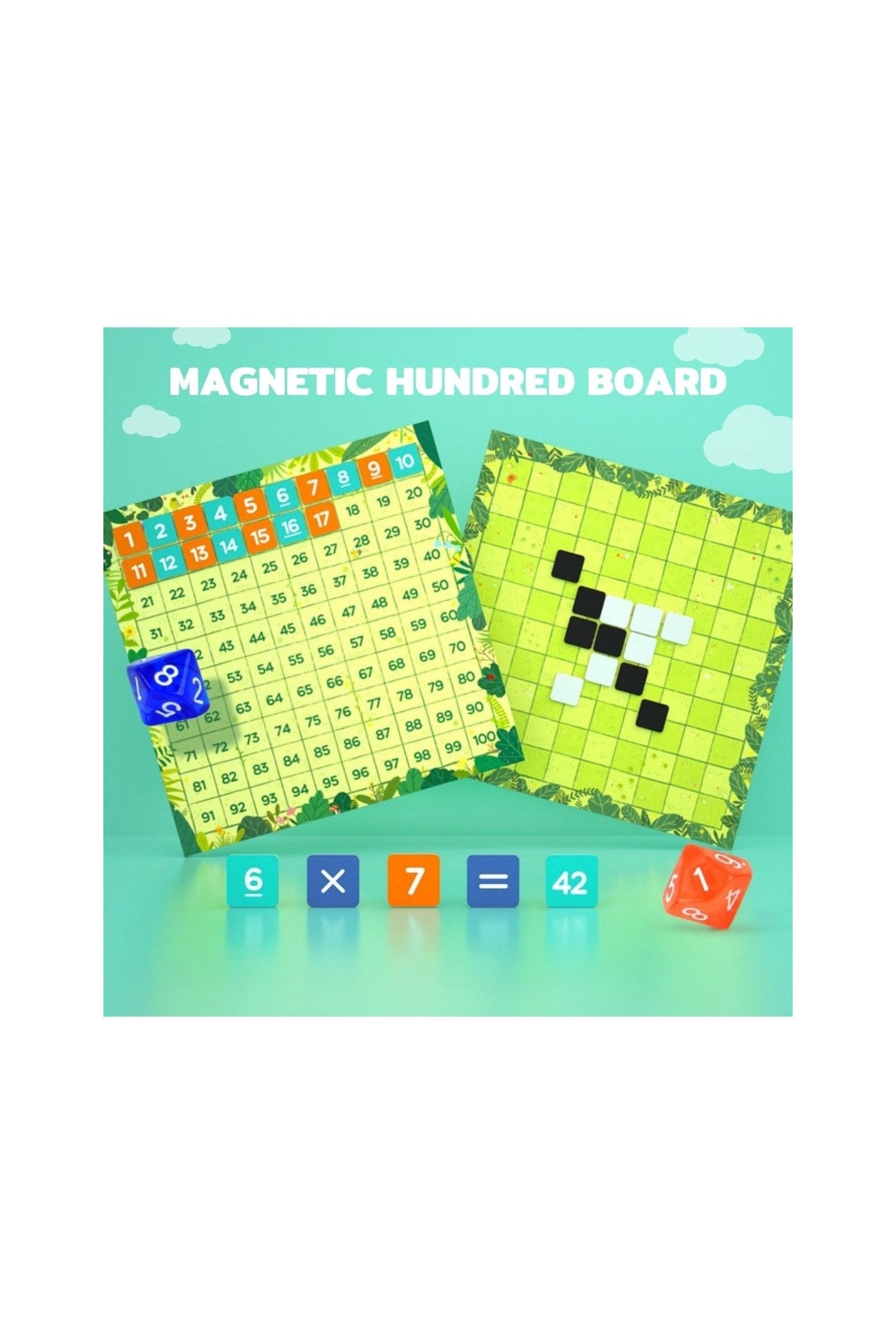 Magnetic Hundred Board Game