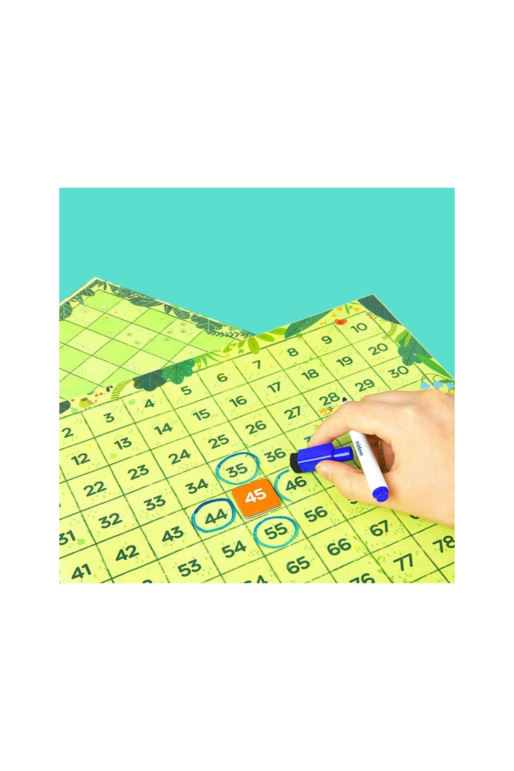 Magnetic Hundred Board Game