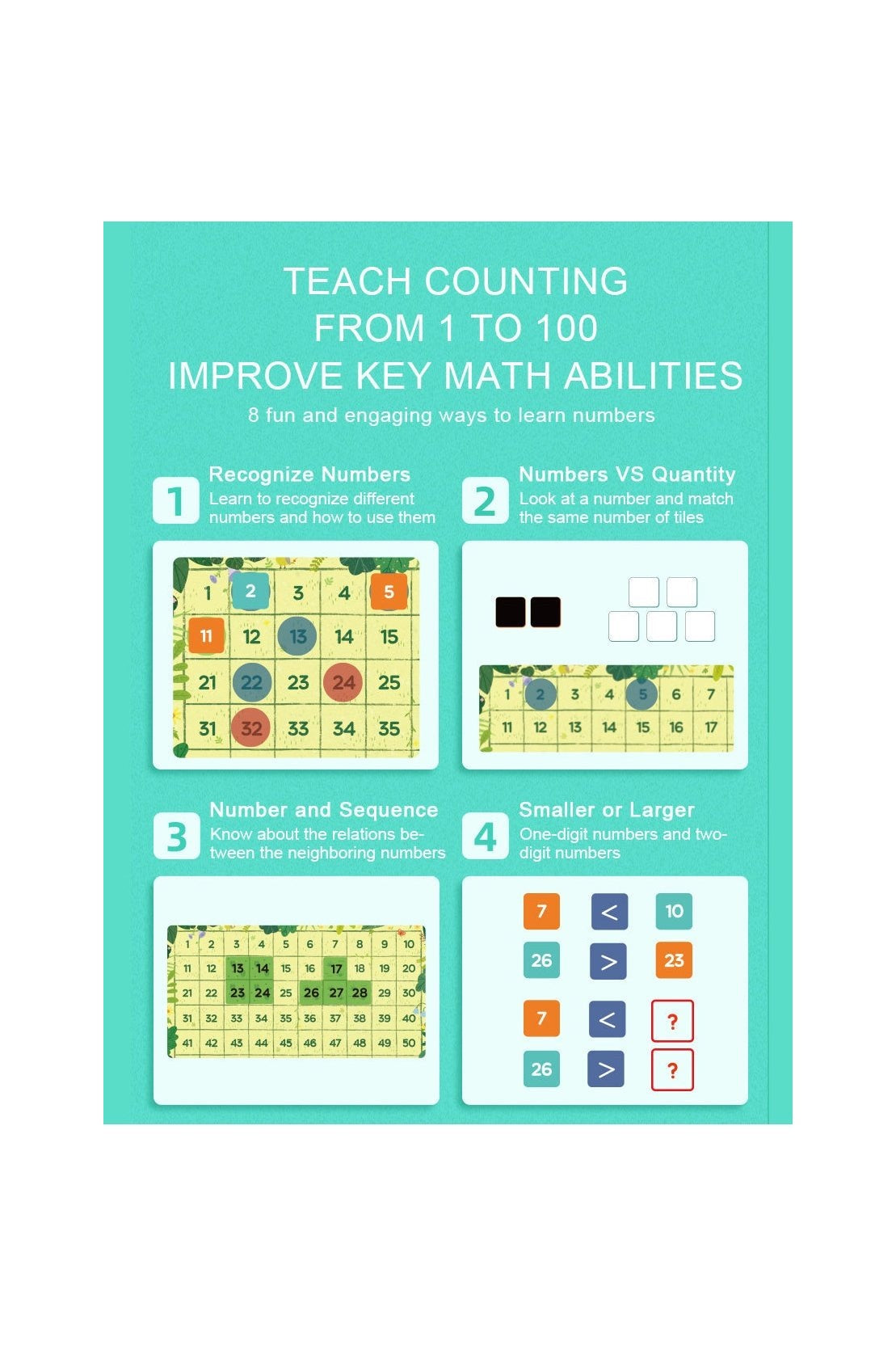 Magnetic Hundred Board Game