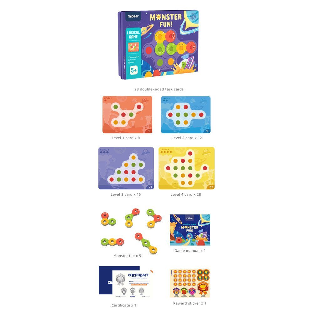 Monster Fun - Logical Thinking Game - Marah Kids