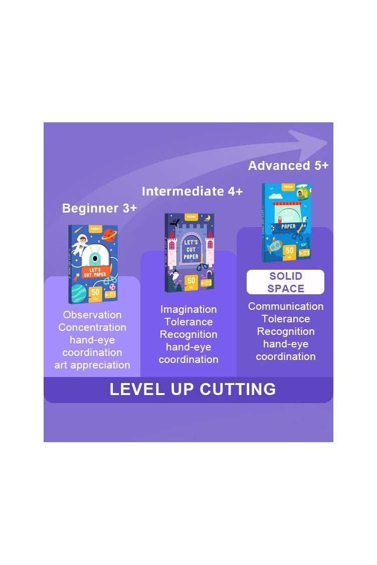 Let'S Cut Paper Kit - Level 3 - Marah Kids