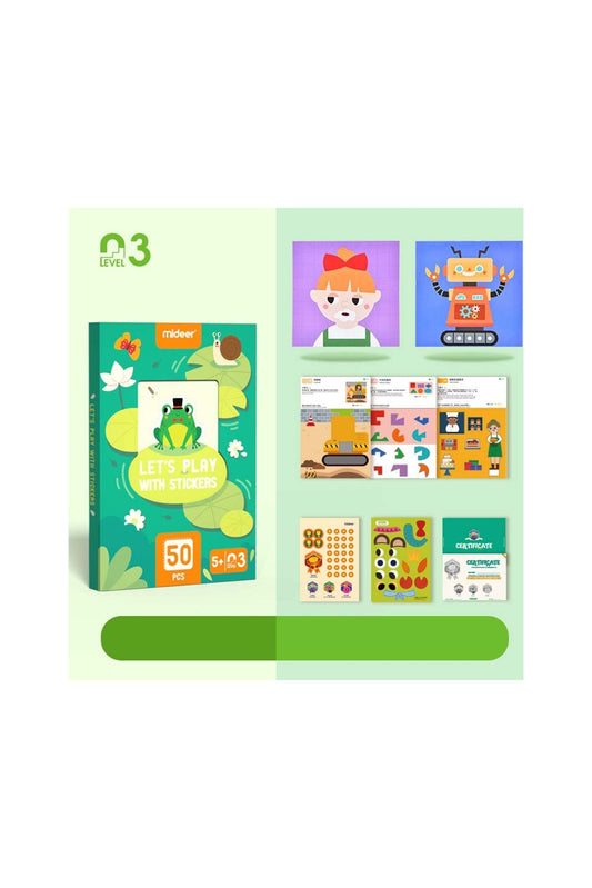 Let'S Play With Stickers - Level 3 - Marah Kids