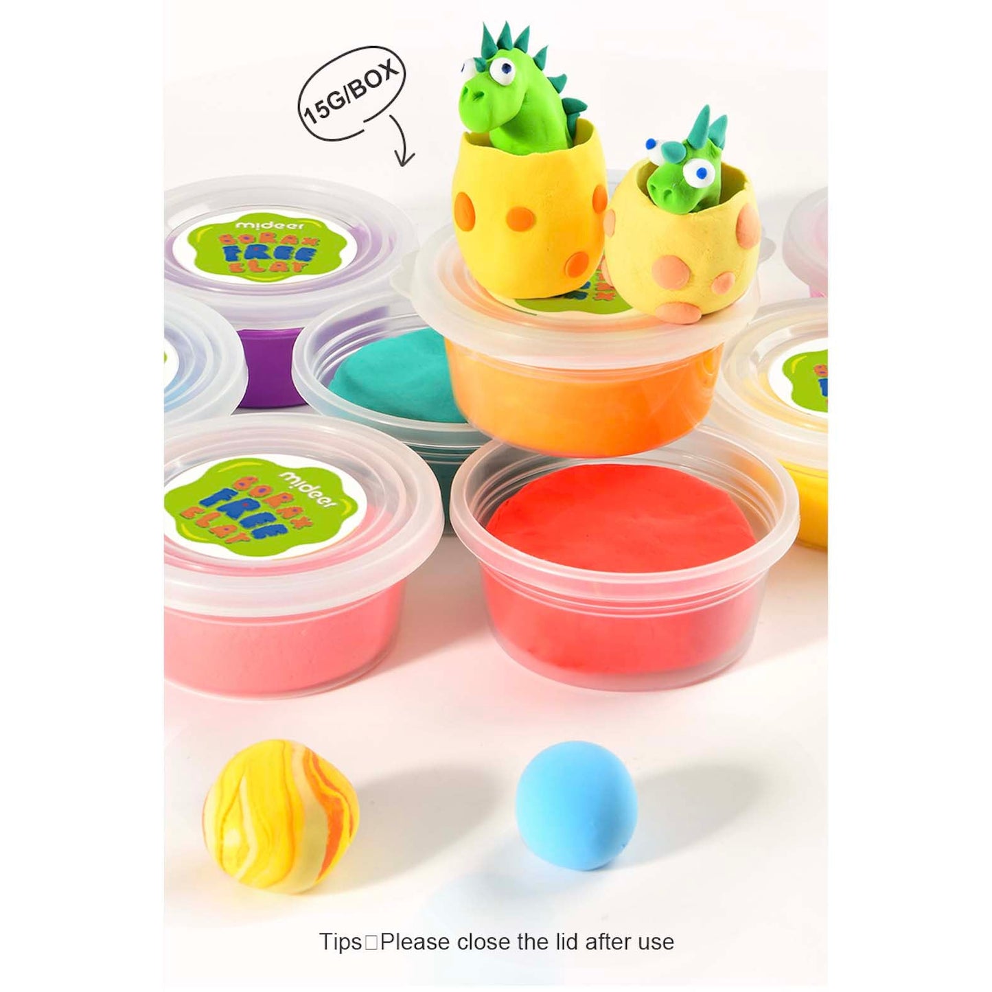 Borax Free Modelling Clay - 6 Colors