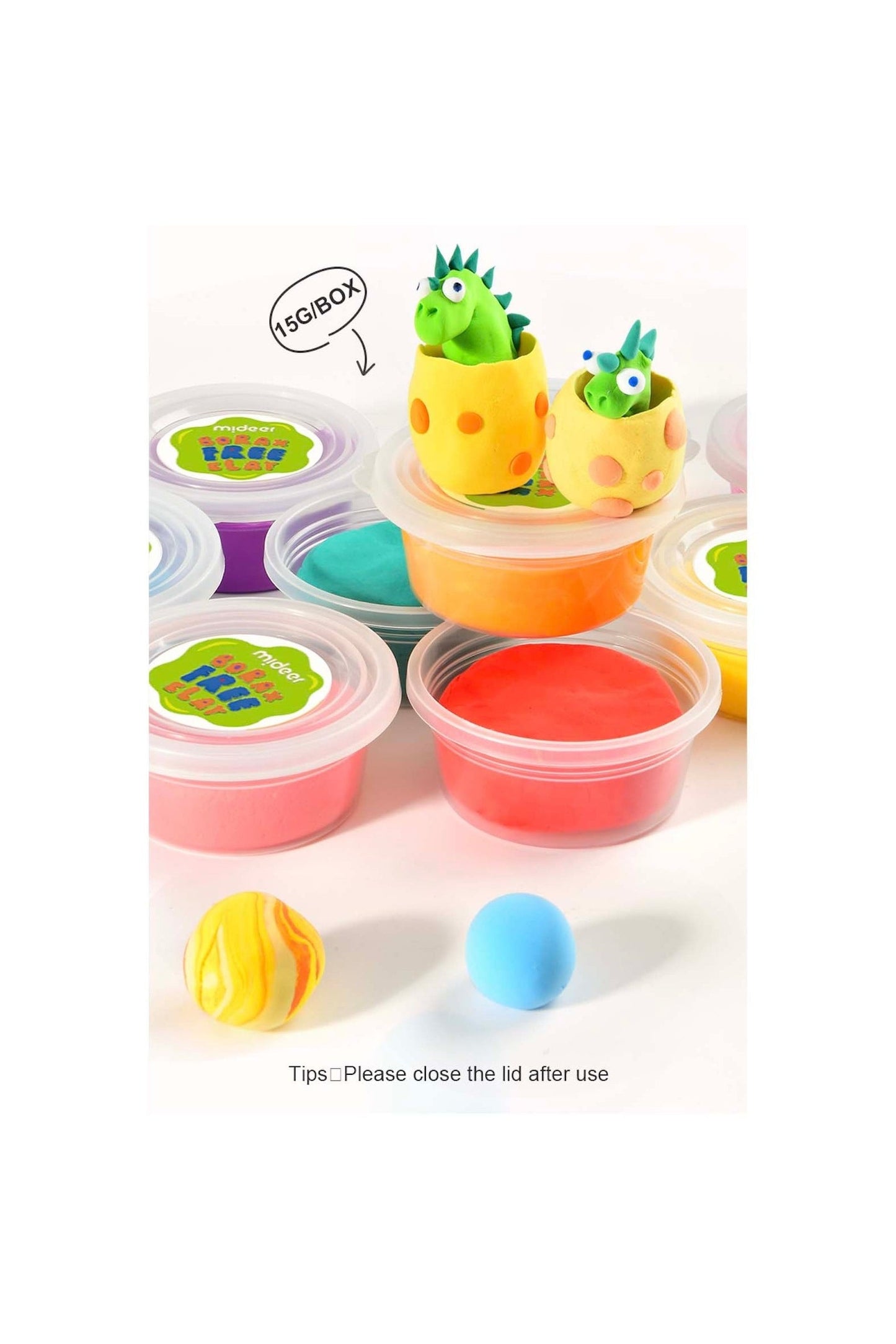 Borax Free Modelling Clay - 24 Colors