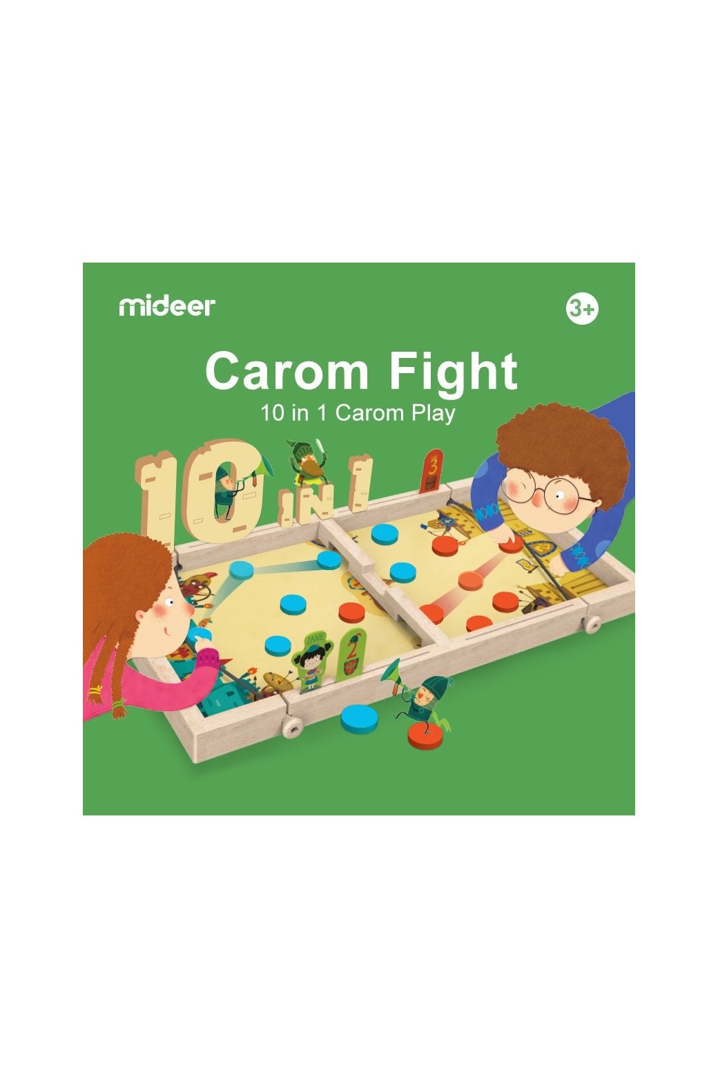 Mideer 10 In 1 Carrom Board Game