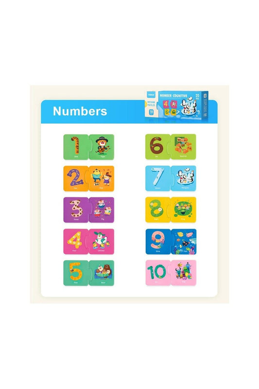 Matching Puzzle - Number Cognitive - Marah Kids
