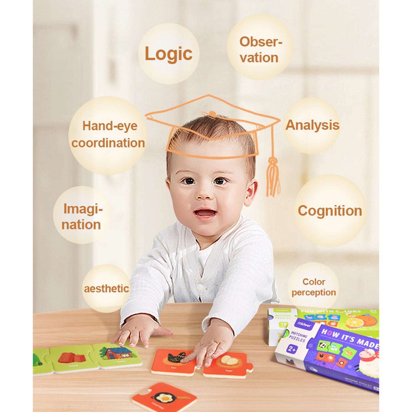 Matching Puzzle - Opposites - Marah Kids