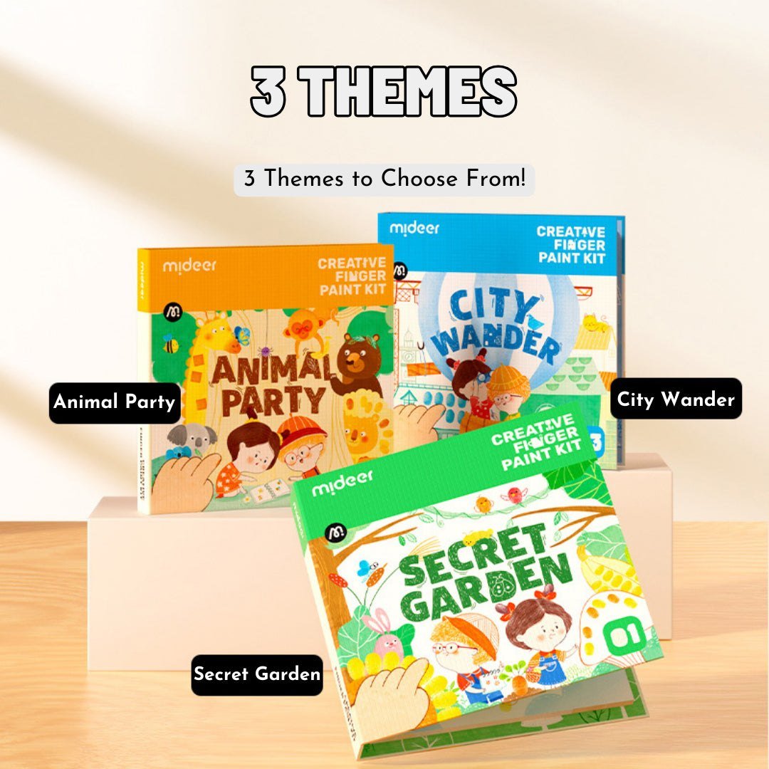 Finger Painting Kit - Animal Party - Marah Kids