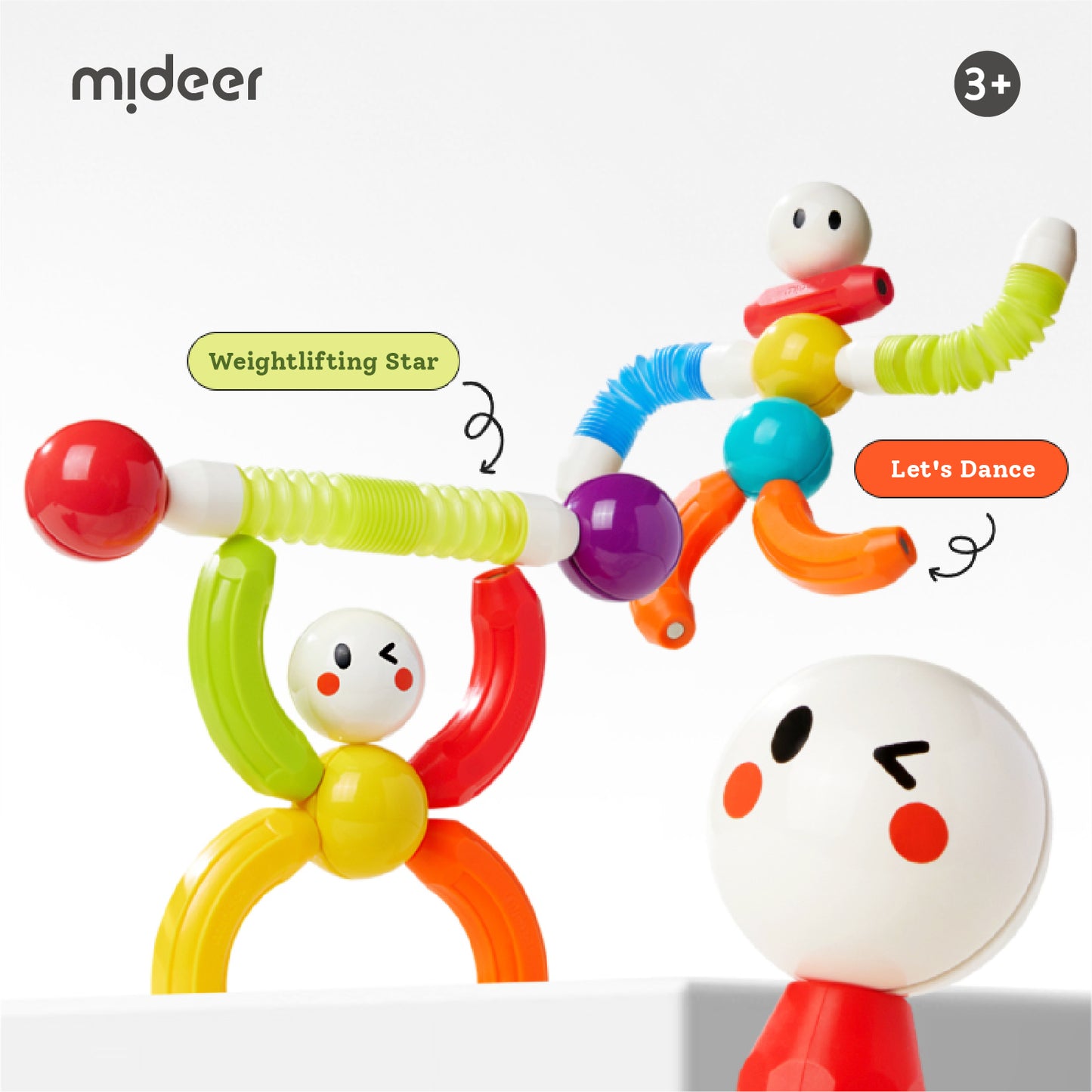 Mideer - Rainbow Magnetic Sticks - 26 Pieces
