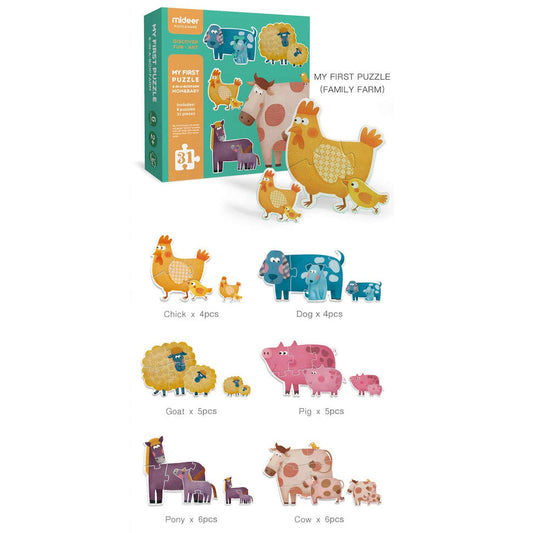 My First Puzzle - Farm Animals - Marah Kids