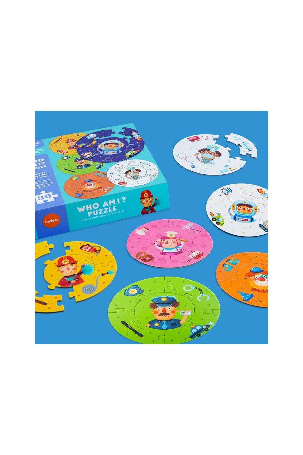 Round Puzzle - Who Am I? - Marah Kids