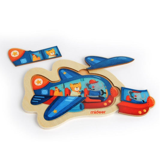 Mini Discovery Puzzle - Airplane - Marah Kids