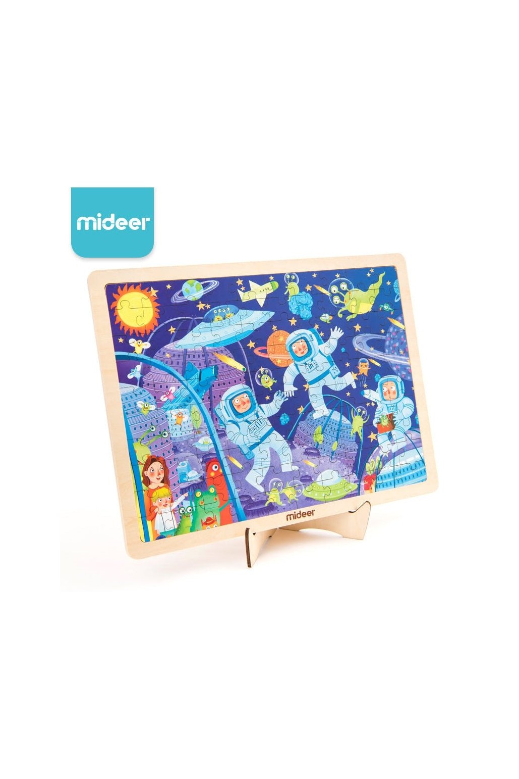 Wooden Puzzle - Space (100 Pcs)